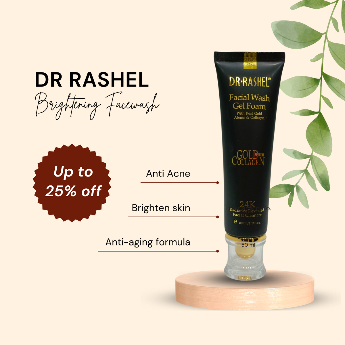 DR RASHEL GOLD COLLAGEN FACE WASH